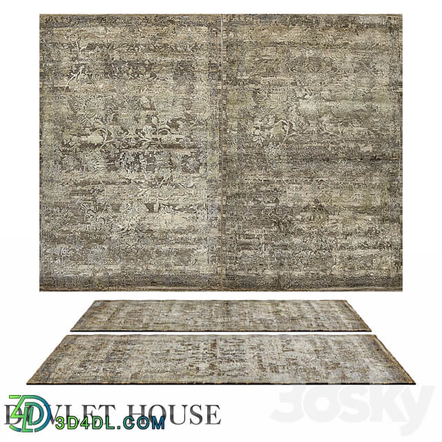 Carpet DOVLET HOUSE art 15801 3D Models