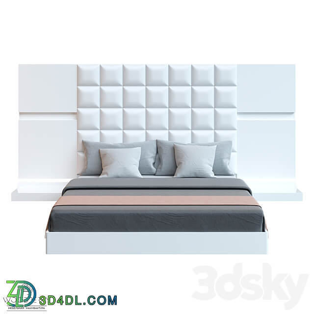 Luxury floating bed Bed 3D Models