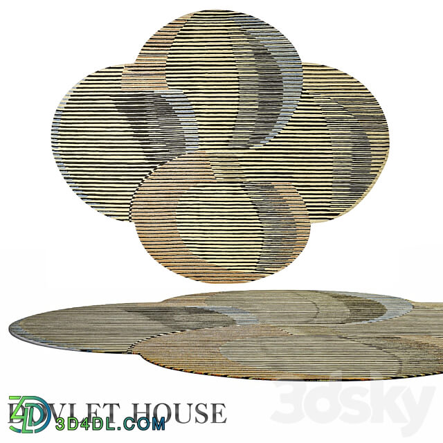 Carpet DOVLET HOUSE art 15818 3D Models