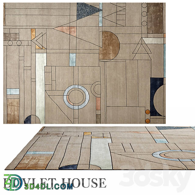 Carpet DOVLET HOUSE art 15821 3D Models