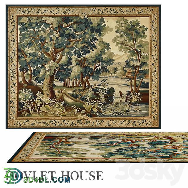 Carpet DOVLET HOUSE art 15862 3D Models