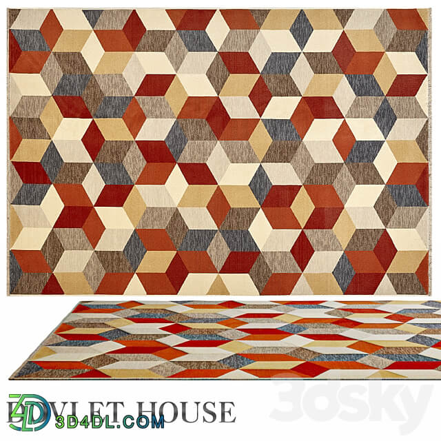 Carpet DOVLET HOUSE art 15880 3D Models