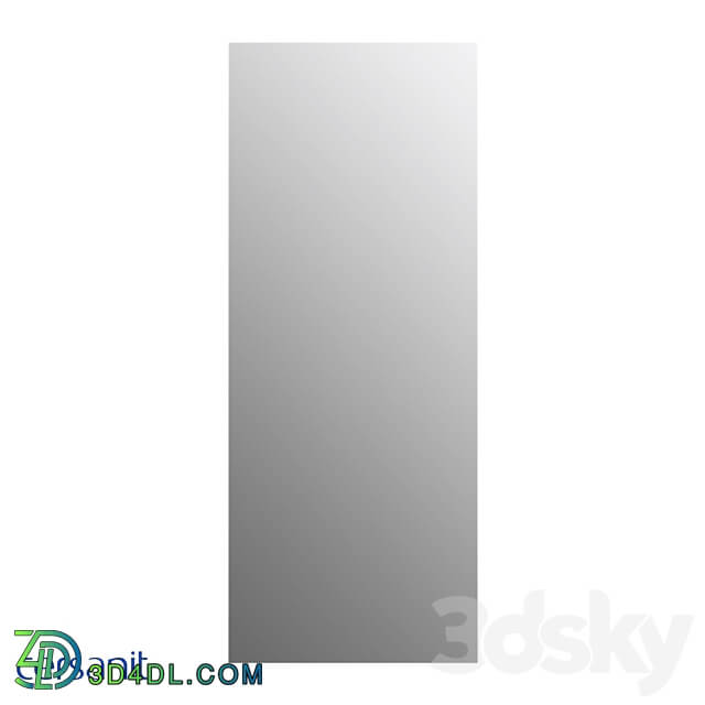 Mirror Cersanit ECLIPSE smart 50x145 with light rectangular A64155 3D Models