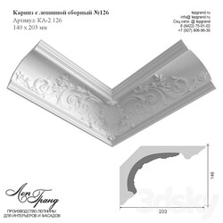 lepgrand.ru Cornice with stucco 126 3D Models 