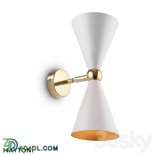 Wall lamp sconce Vesper MOD108WL 02GB MOD108WL 02WG 3D Models