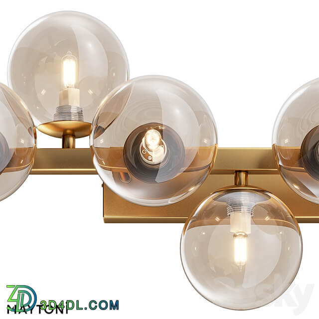 Wall lamp (sconce) Dallas MOD545WL 05G, MOD545WL 09G, MOD545WL 13G OM