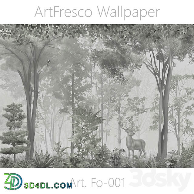 ArtFresco Wallpaper Designer seamless wallpaper Art. Fo 001OM
