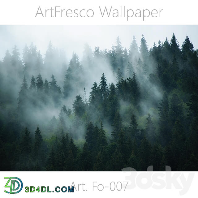 ArtFresco Wallpaper Designer seamless wallpaper Art. Fo 007OM 3D Models
