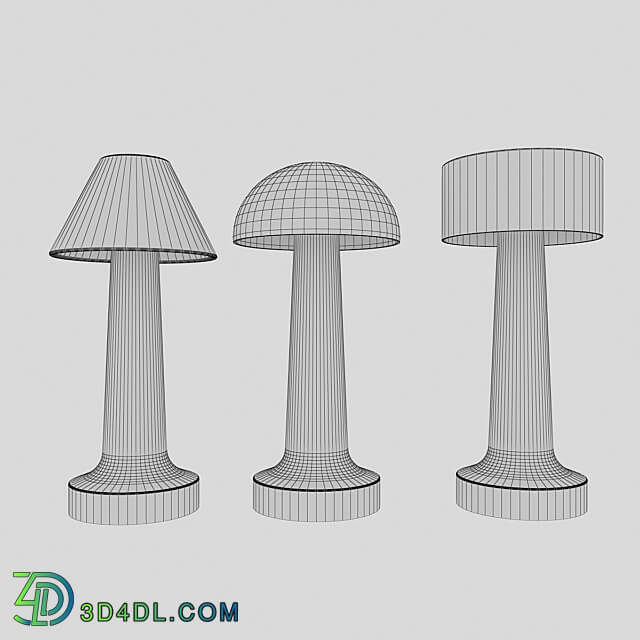 Table lamp 07064 A 07064 B 07064 C OM 3D Models