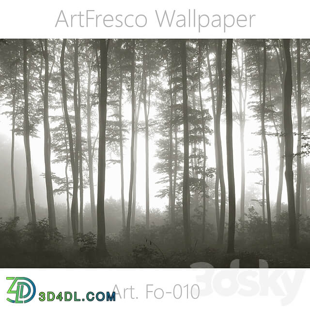 ArtFresco Wallpaper Designer seamless wallpaper Art. Fo 010OM 3D Models