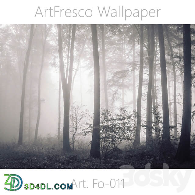 ArtFresco Wallpaper Designer seamless wallpaper Art. Fo 011OM 3D Models