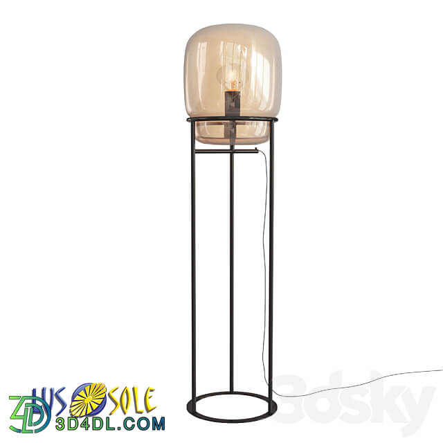 OM Floor lamps Lussole Clarke LSP 0599 LSP 0600 3D Models