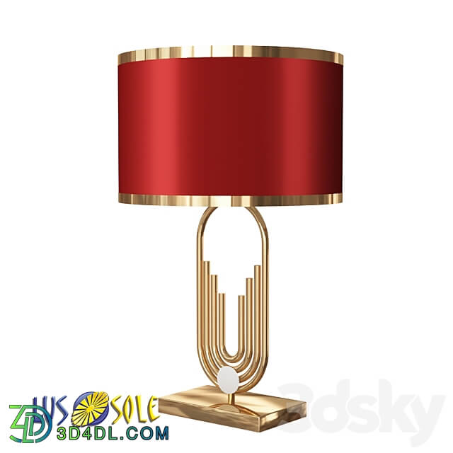 OM Table lamp Lussole Randolph LSP 0617 3D Models