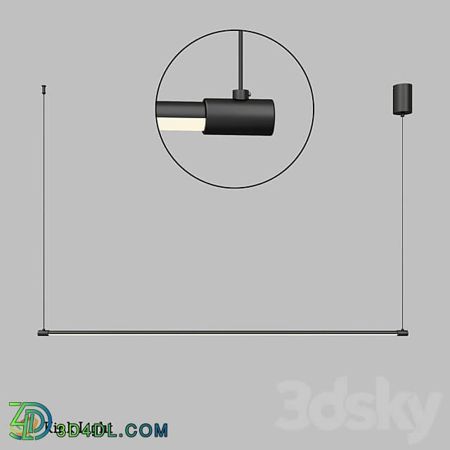 Suspension Merak 08426 120.19 OM Pendant light 3D Models