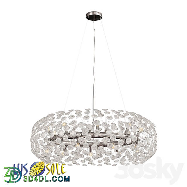 OM Chandelier Lussole Alaska LSP 8582 Pendant light 3D Models