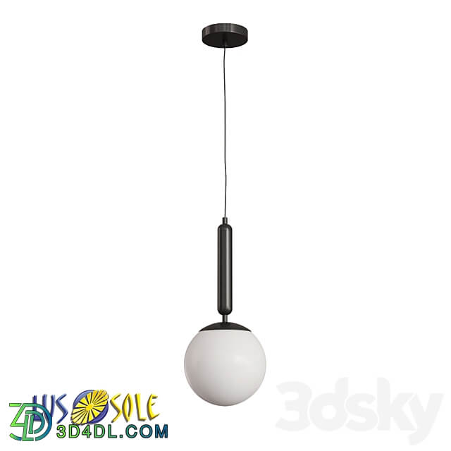 OM Chandelier Lussole Cleburne LSP 8587 Pendant light 3D Models