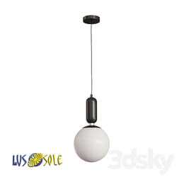 OM Chandelier Lussole Cleburne LSP 8590 Pendant light 3D Models 