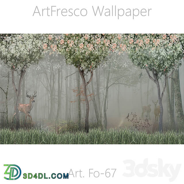 ArtFresco Wallpaper Designer seamless wallpaper Art. Fo 067OM