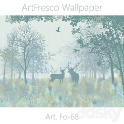 ArtFresco Wallpaper Designer seamless wallpaper Art. Fo 068OM 3D Models 