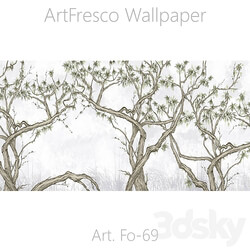 ArtFresco Wallpaper Designer seamless wallpaper Art. Fo 069OM 3D Models 