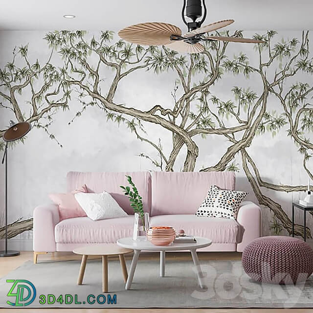 ArtFresco Wallpaper Designer seamless wallpaper Art. Fo 069OM 3D Models