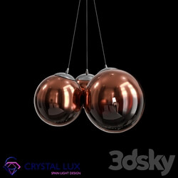 ELCHE SP3 CHROME GOLD COPPER Pendant light 3D Models 