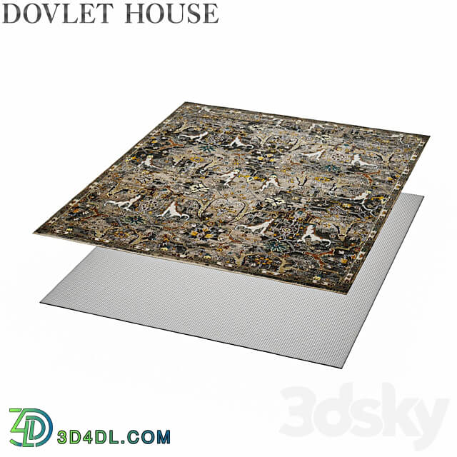 Carpet DOVLET HOUSE art 15596 3D Models