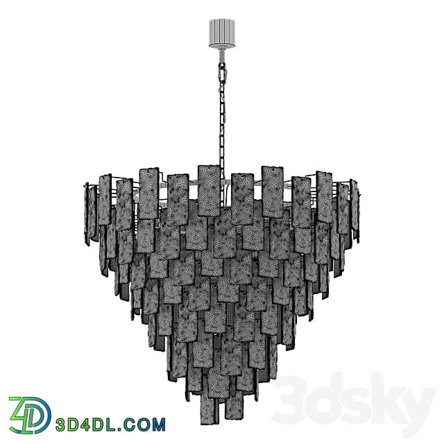 Chandelier Patrizia Volpato Glace 4115 S80 Pendant light 3D Models