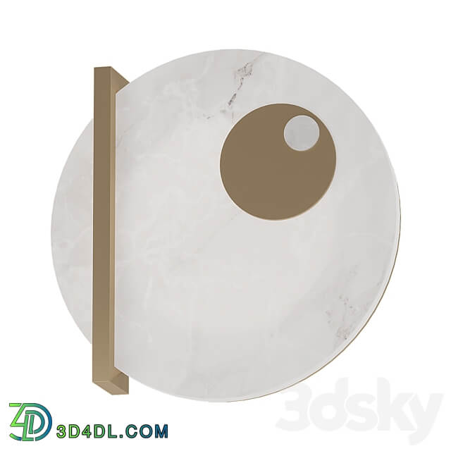 Wall lamp Patrizia Volpato LUNA NUOVA 7500 APP30 3D Models