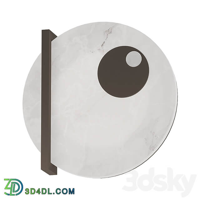 Wall lamp Patrizia Volpato LUNA NUOVA 7500 APP30 3D Models