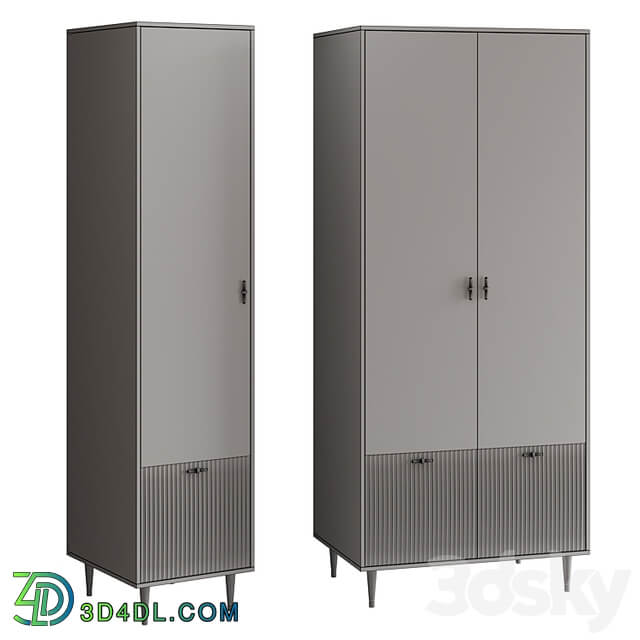 OM Wardrobe LINA one and two doors (JOMEHOME)