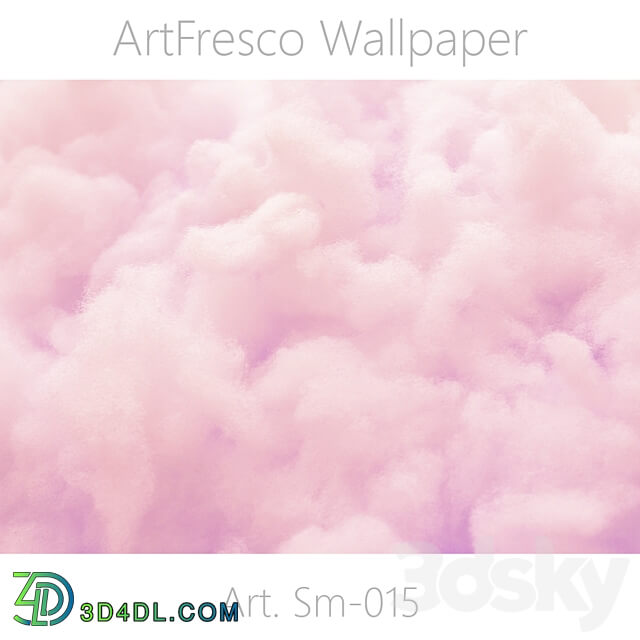 ArtFresco Wallpaper Designer seamless wallpaper Art. Sm 015OM 3D Models
