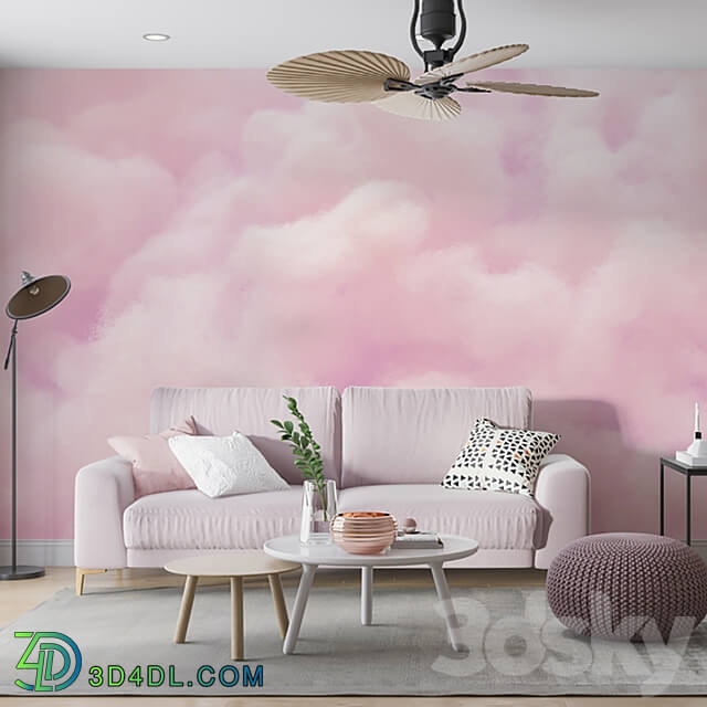 ArtFresco Wallpaper Designer seamless wallpaper Art. Sm 015OM 3D Models