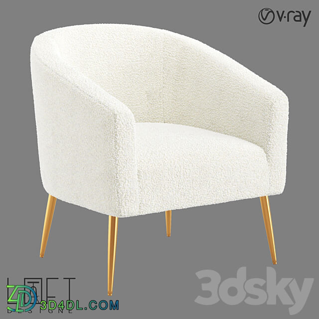 Armchair LoftDesigne 2817 model 3D Models