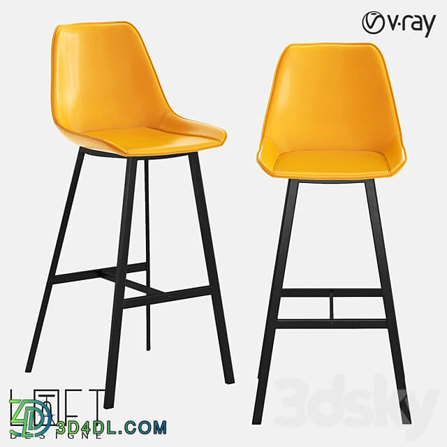 Bar stool LoftDesigne 30156 model 3D Models