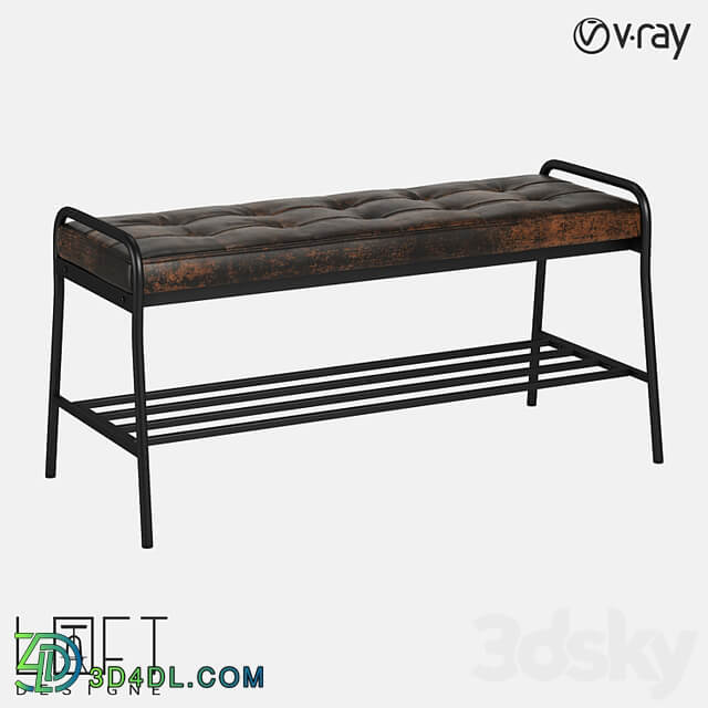 Bench LoftDesigne 30195 model