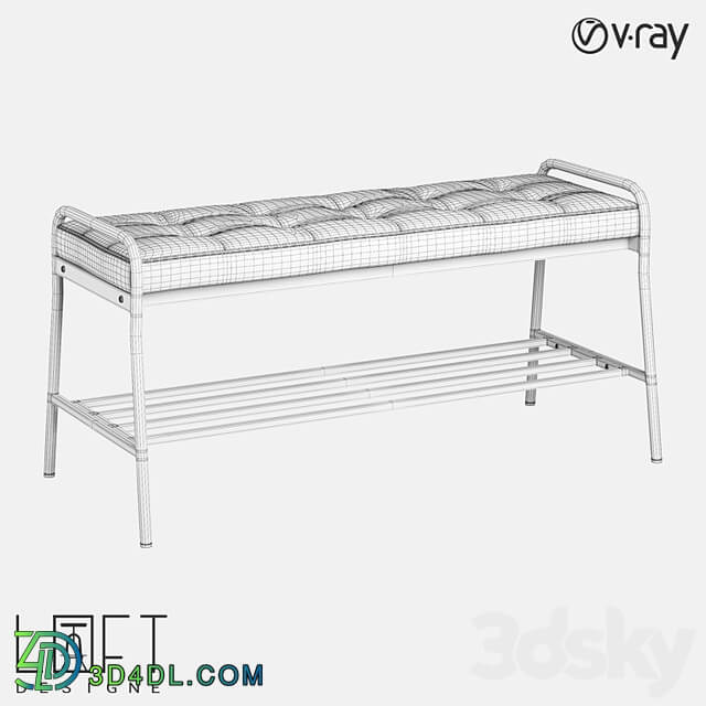 Bench LoftDesigne 30195 model