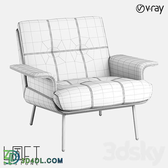 Armchair LoftDesigne 36572 model 3D Models