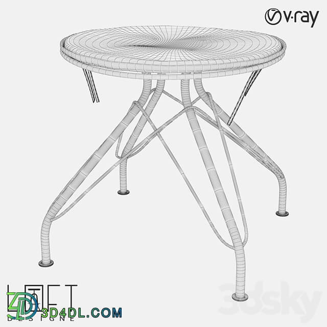 Stool LoftDesigne 2270 model