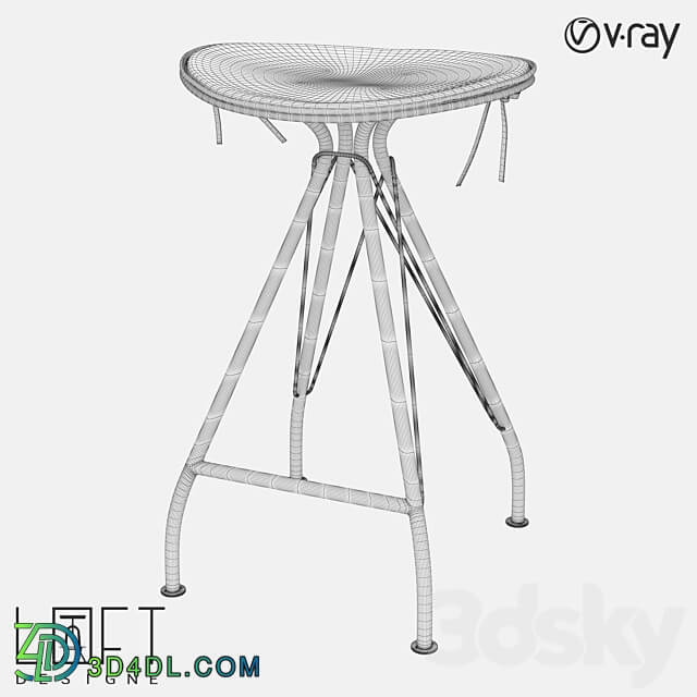 Bar stool LoftDesigne 2271 model 3D Models