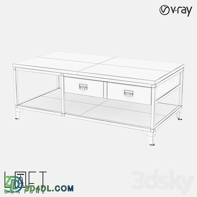 Coffee table LoftDesigne 6605 model