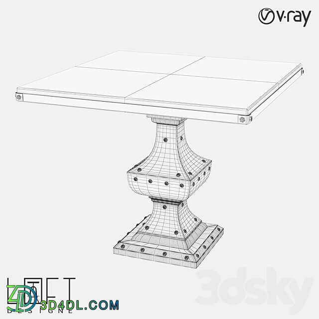 Table LoftDesigne 6608 model 3D Models