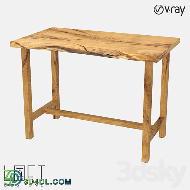 Dining table LoftDesigne 6907 model Table 3D Models