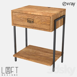 Nightstand LoftDesigne 7011 model Sideboard Chest of drawer 3D Models 