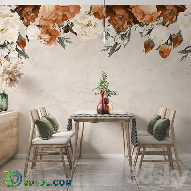 Wallpapers/Flowers/Designer wallpapers/Panels/Photowall paper/Fresco