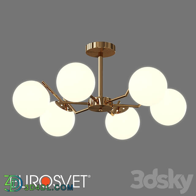 OM Ceiling chandelier Eurosvet 70154/6 Frost