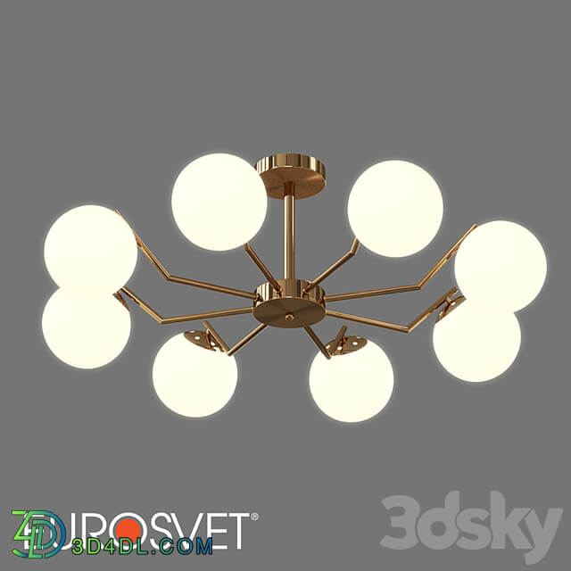 OM Ceiling chandelier Eurosvet 70154/8 Frost