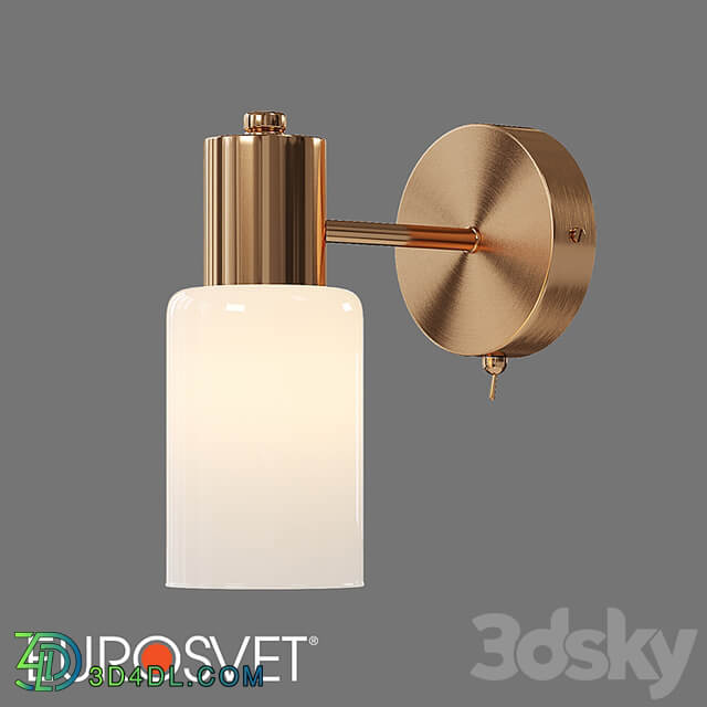 OM Wall lamp with glass shade Eurosvet 70160/1 Vegga