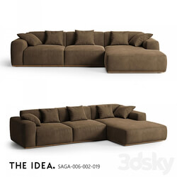 OM THE IDEA corner modular sofa SAGA 006 002 019 