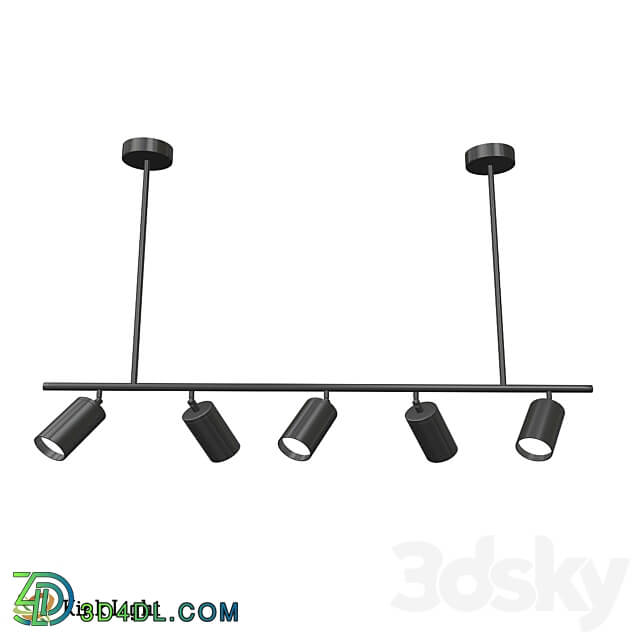 Chandelier Kaiko 07615 5 19 OM Pendant light 3D Models